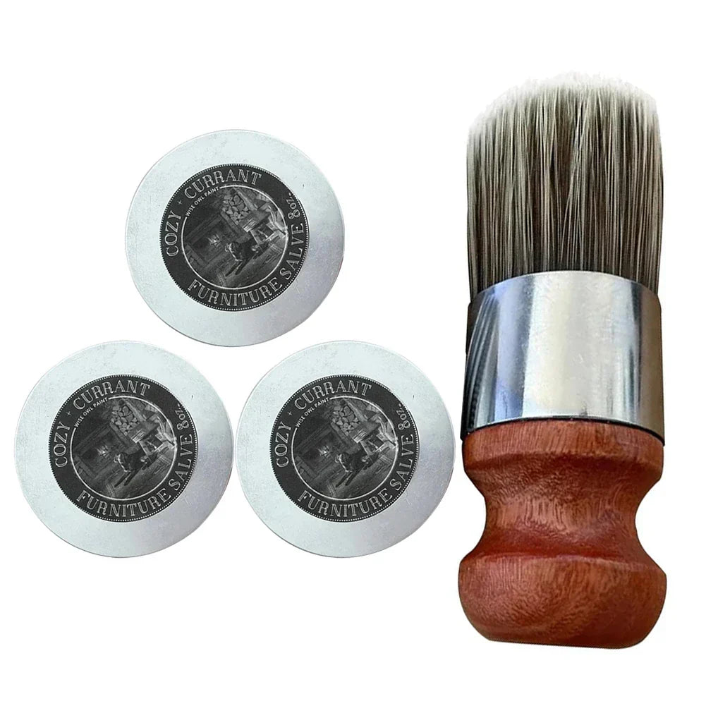 Leather & Furniture Repair Salve + Applicator Brush