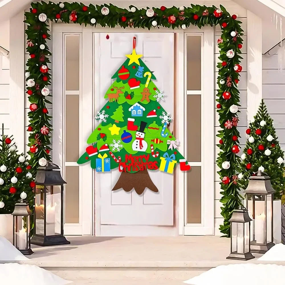 Everized Interactive Felt Christmas Tree for Kids
