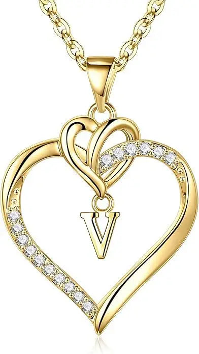 Initial Necklace "Love"
