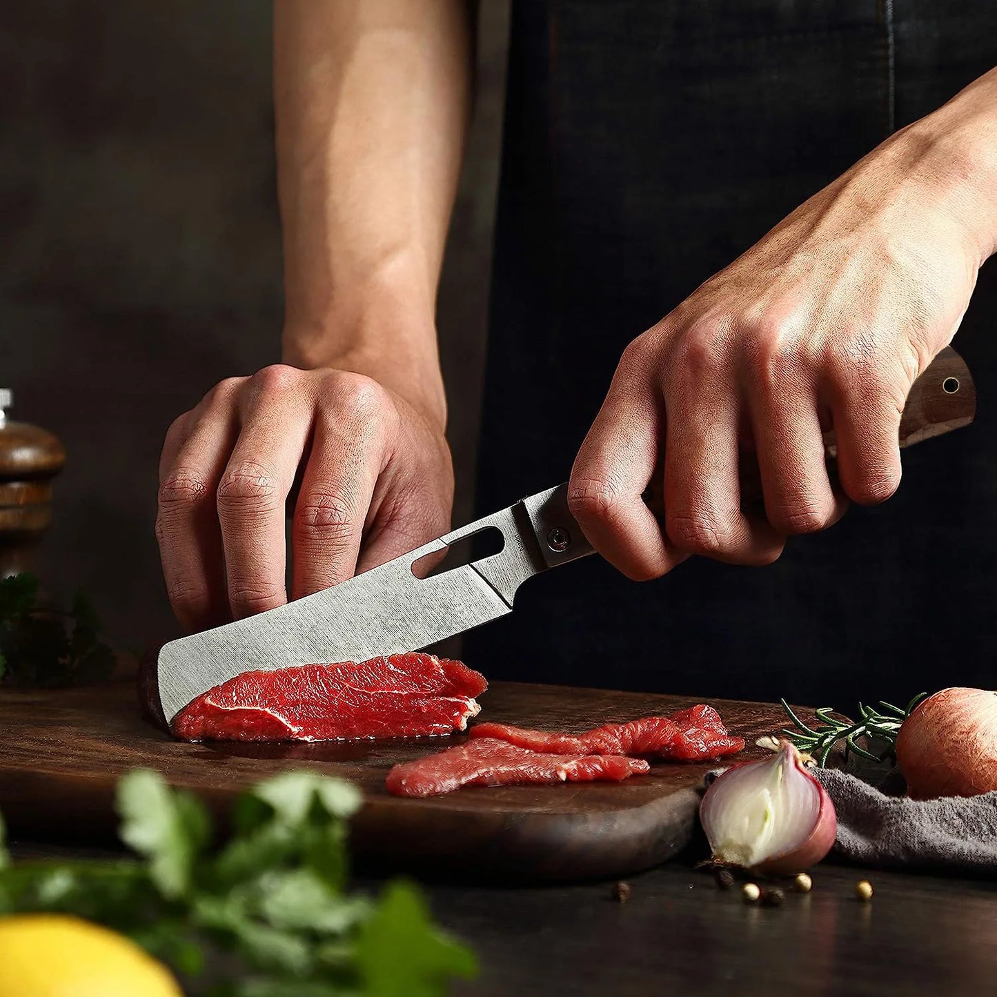 Folding Nakiri Knife