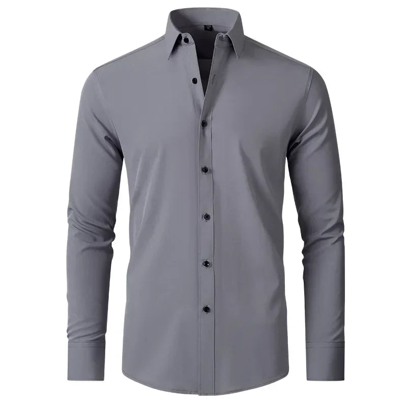 Men's Super Stretchy Quick-Drying Breathable Dress Shirt