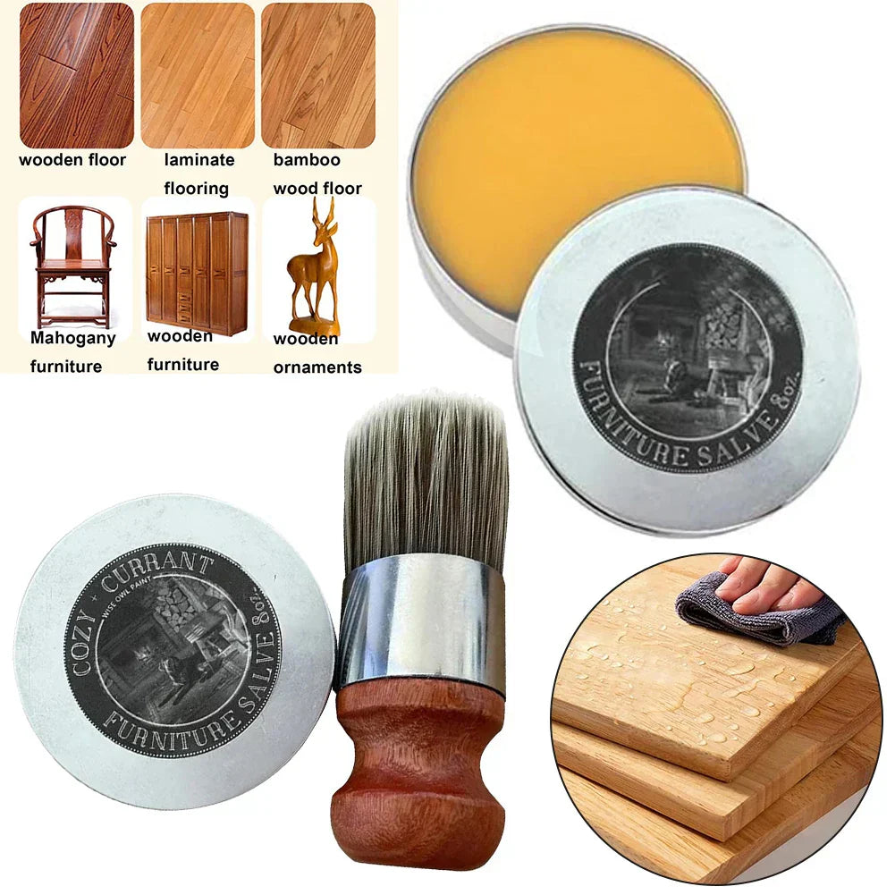 Leather & Furniture Repair Salve + Applicator Brush