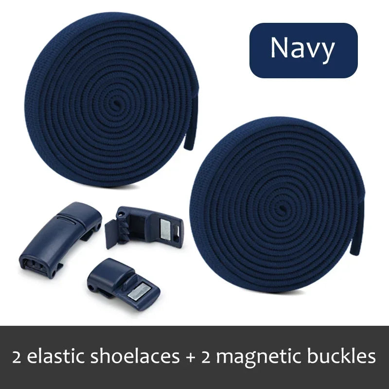 Magnetic Lazy Shoelace Metal Buckle
