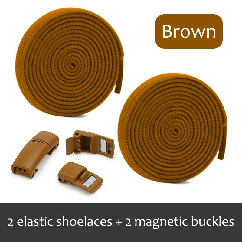 Magnetic Lazy Shoelace Metal Buckle