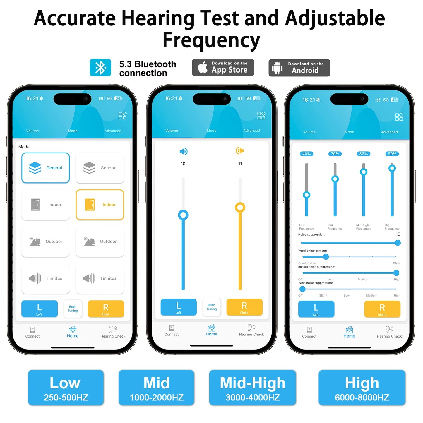 Tiny ITE Bluetooth Hearing Aids (App Controlled)