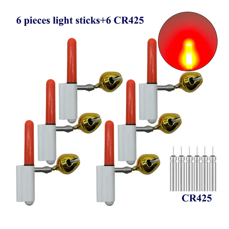 LED fishing lumina with fruit fishing with pocket bell