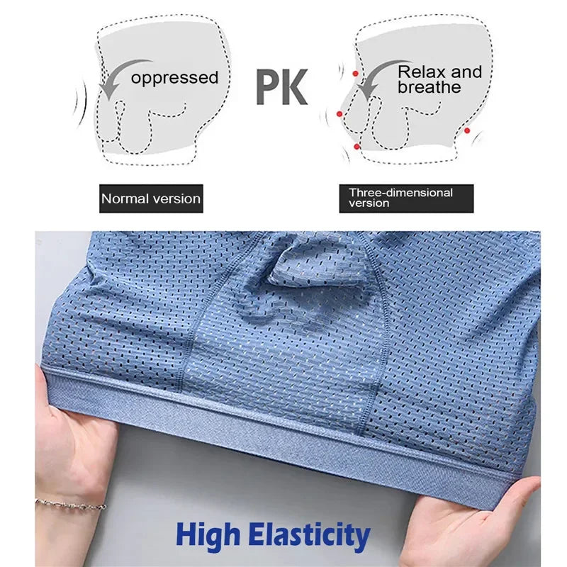 Men's Hip-Lifting Comfortable Breathable Boxer Briefs Hip
