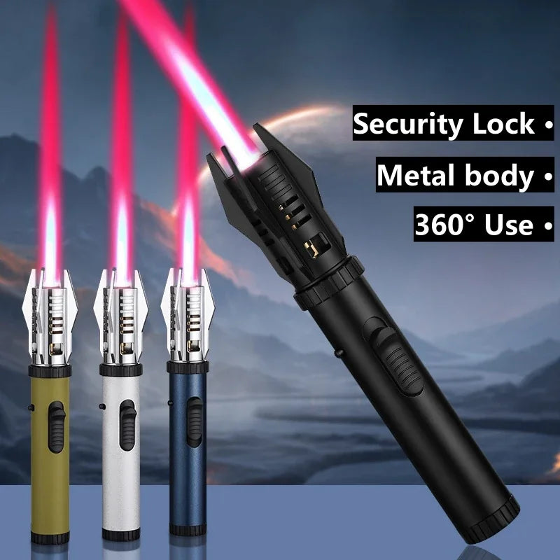 Metal Large Fire Windproof Blue Flame Lighter