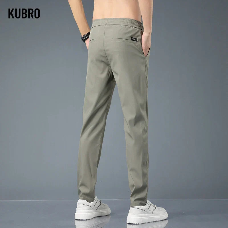 MEN'S STRAIGHT ANTI-WRINKLE CASUAL PANTS