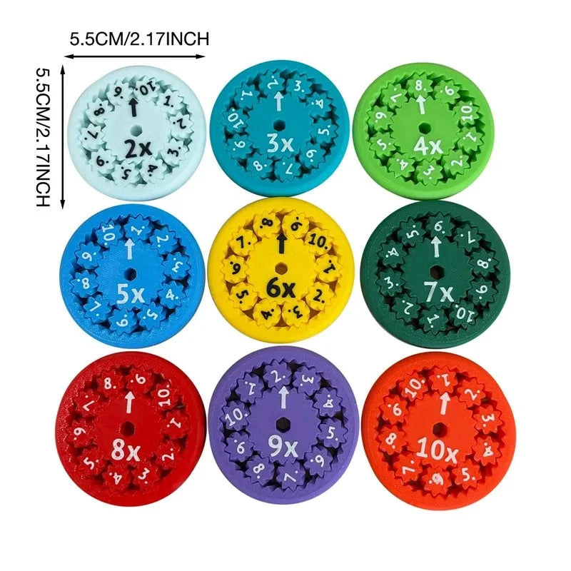 Math Facts Fidget Spinners