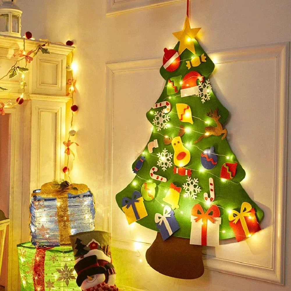 Everized Interactive Felt Christmas Tree for Kids