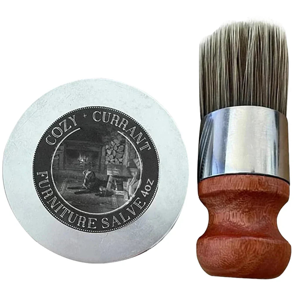 Leather & Furniture Repair Salve + Applicator Brush
