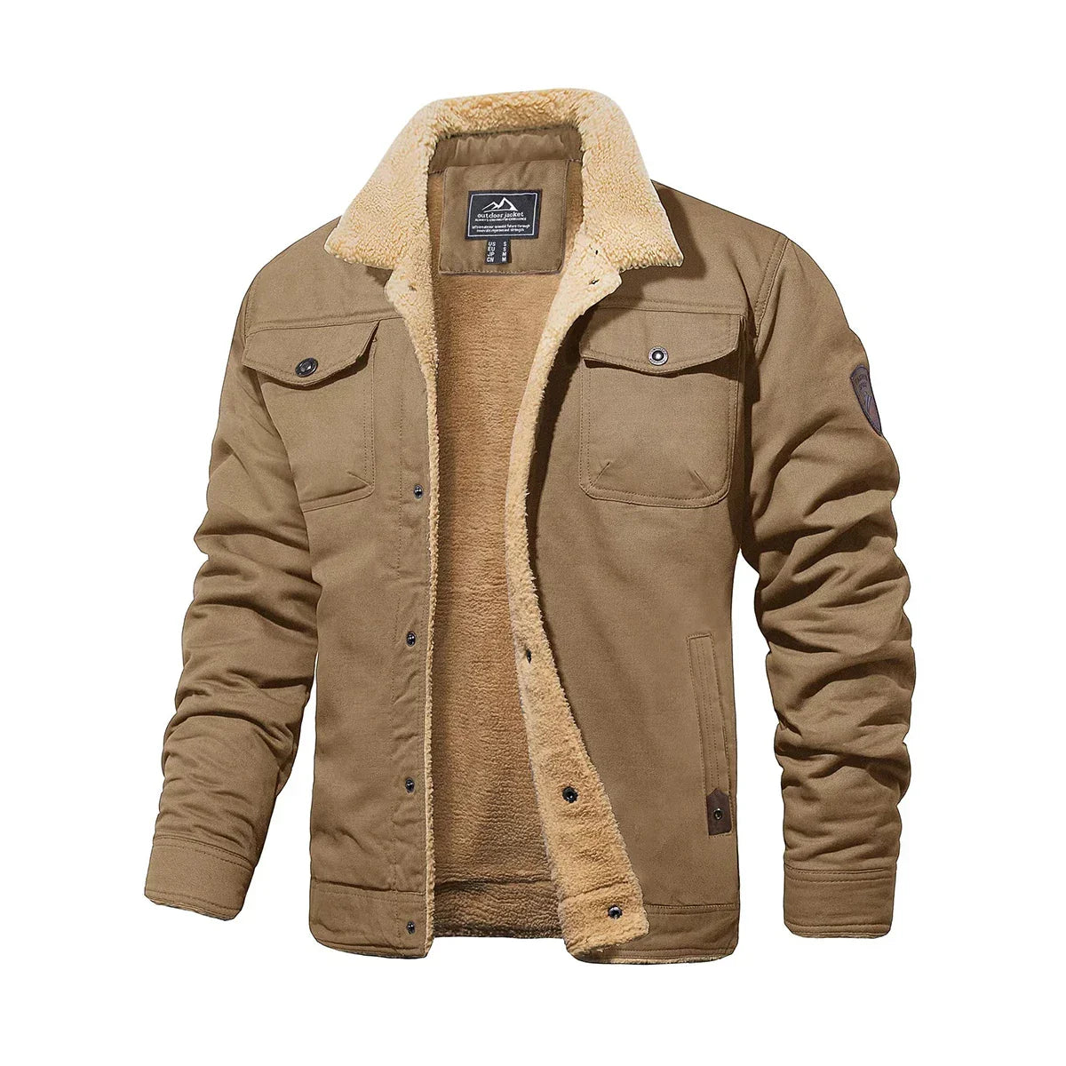Men's Winter Jackets Sherpa Lined Jackets