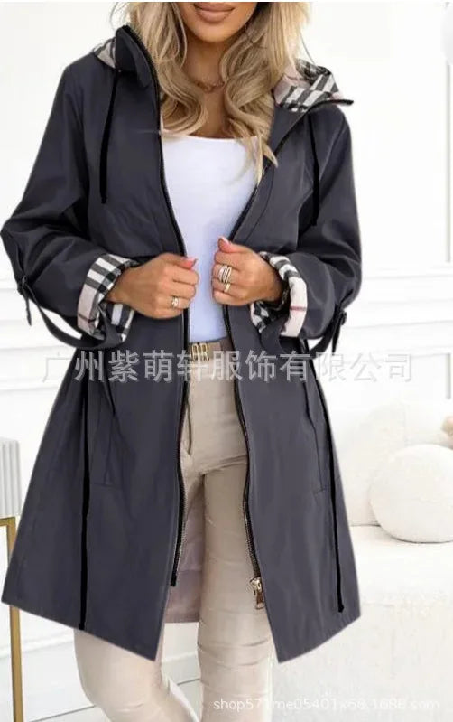 Fashion Trench Coat Woman