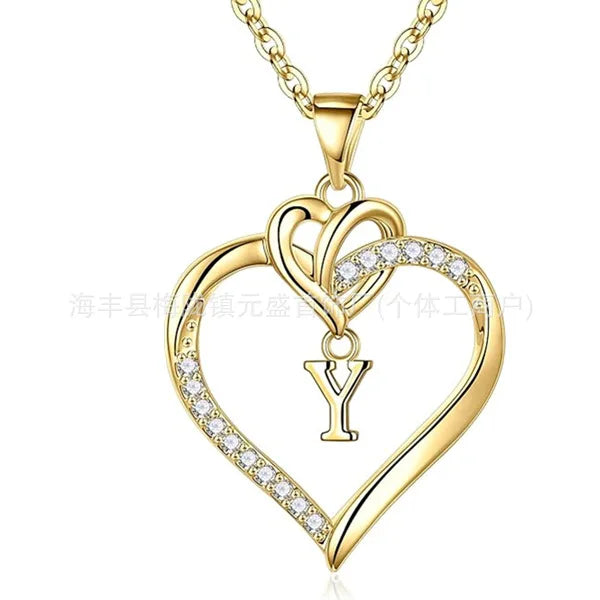 Initial Necklace "Love"