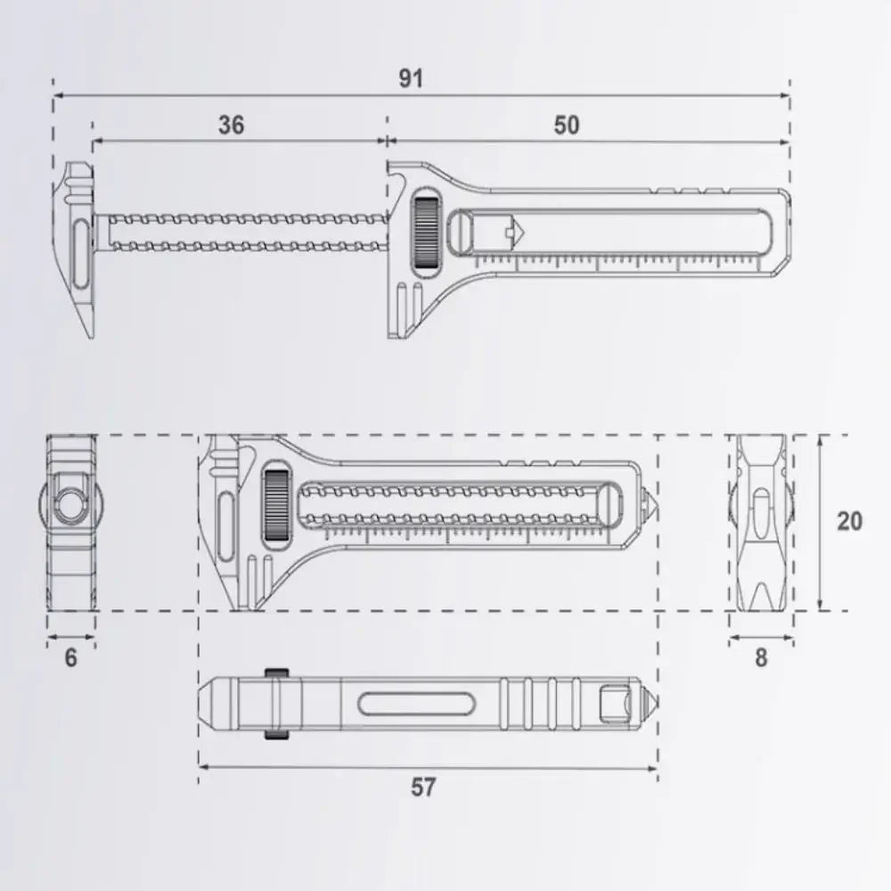 Mini Alloy Multi-Tool for Everyday Prep