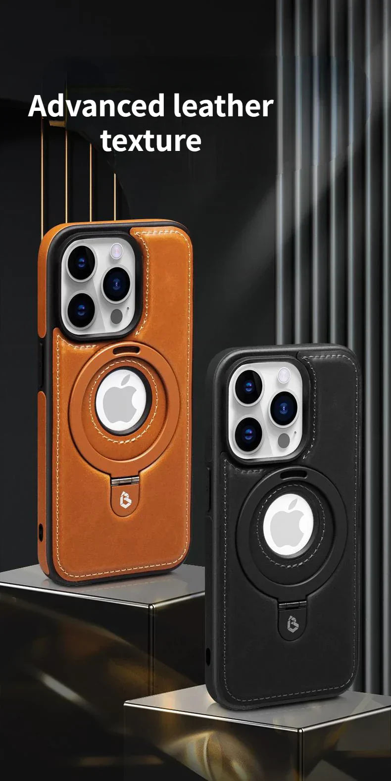 Luxurious Invisible Stand iPhone Case