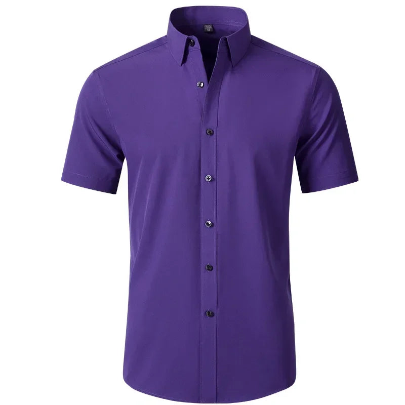 Men's Super Stretchy Quick-Drying Breathable Dress Shirt