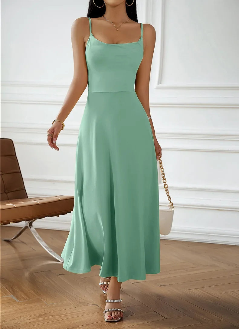 Lulah Drape Maxi Dress with Built-in Bra