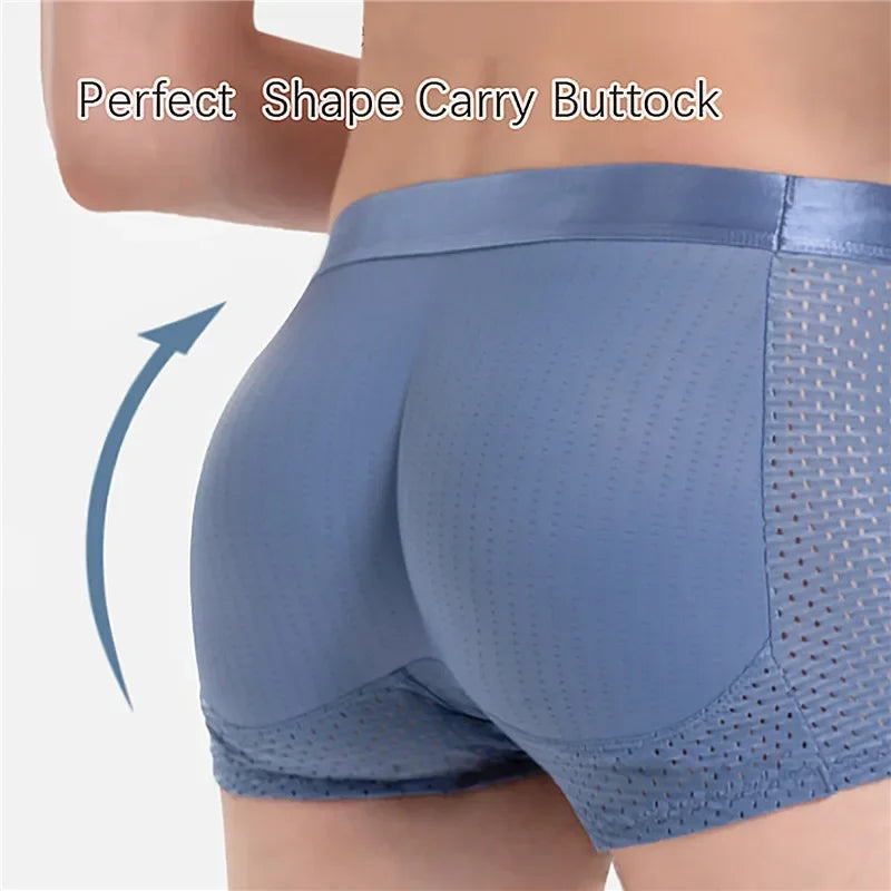 Men's Hip-Lifting Comfortable Breathable Boxer Briefs Hip