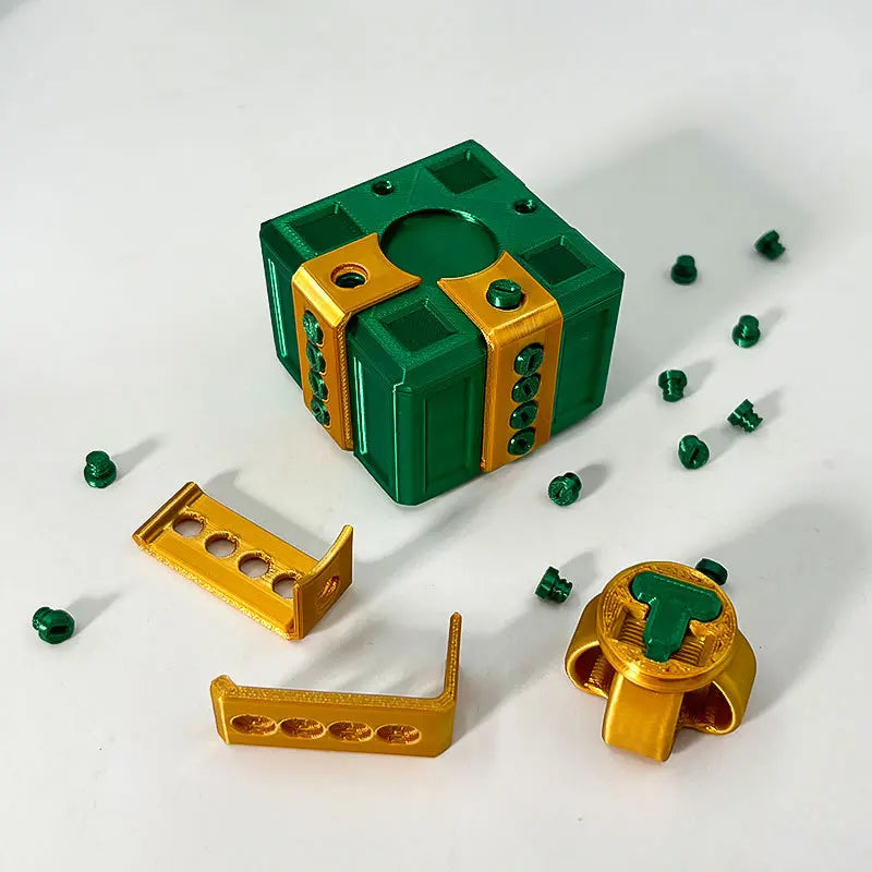 THE PRANK BOX-Annoying Gift Box with Screws, Middle Finger in a Box
