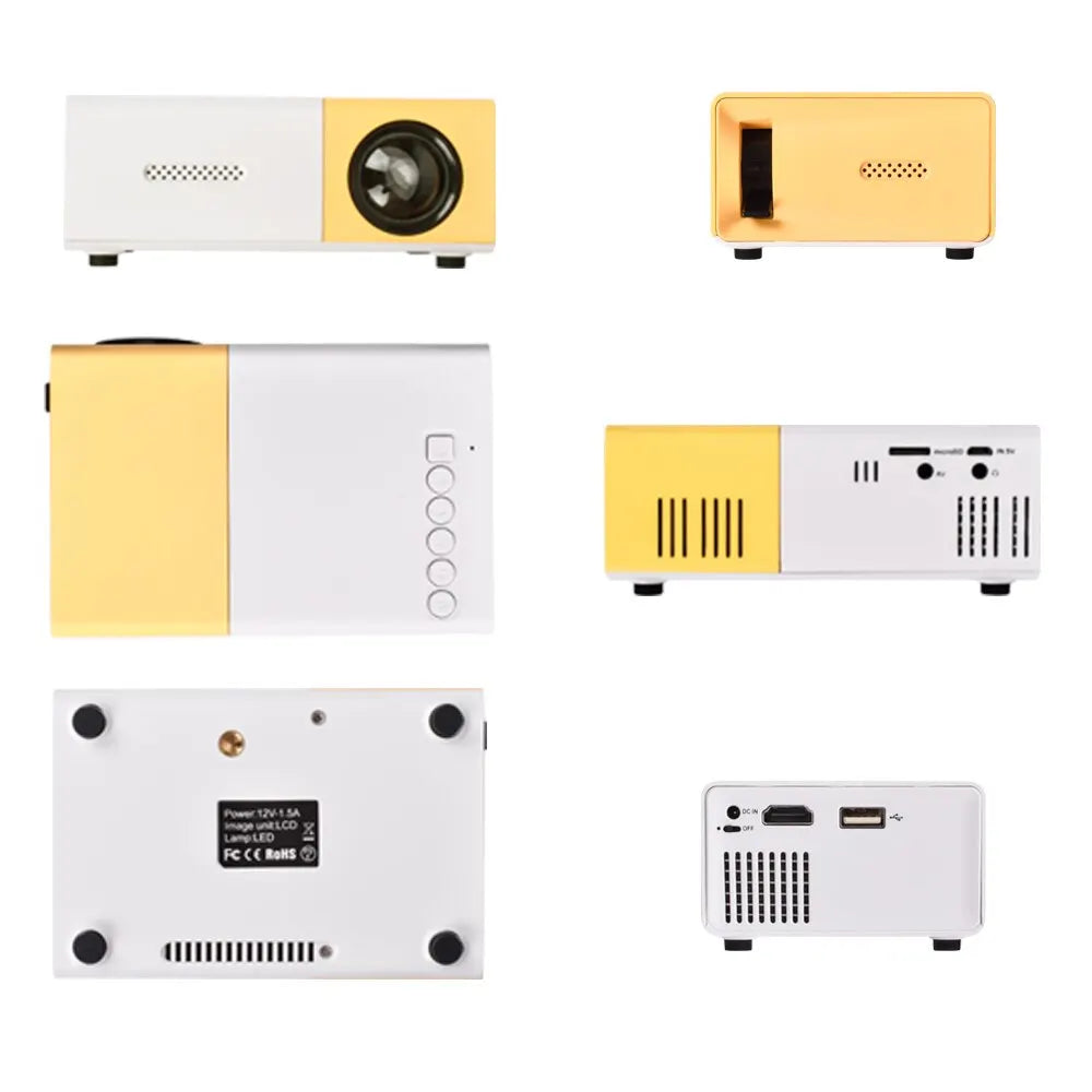LED Home HD Mini Portable Micro Projector