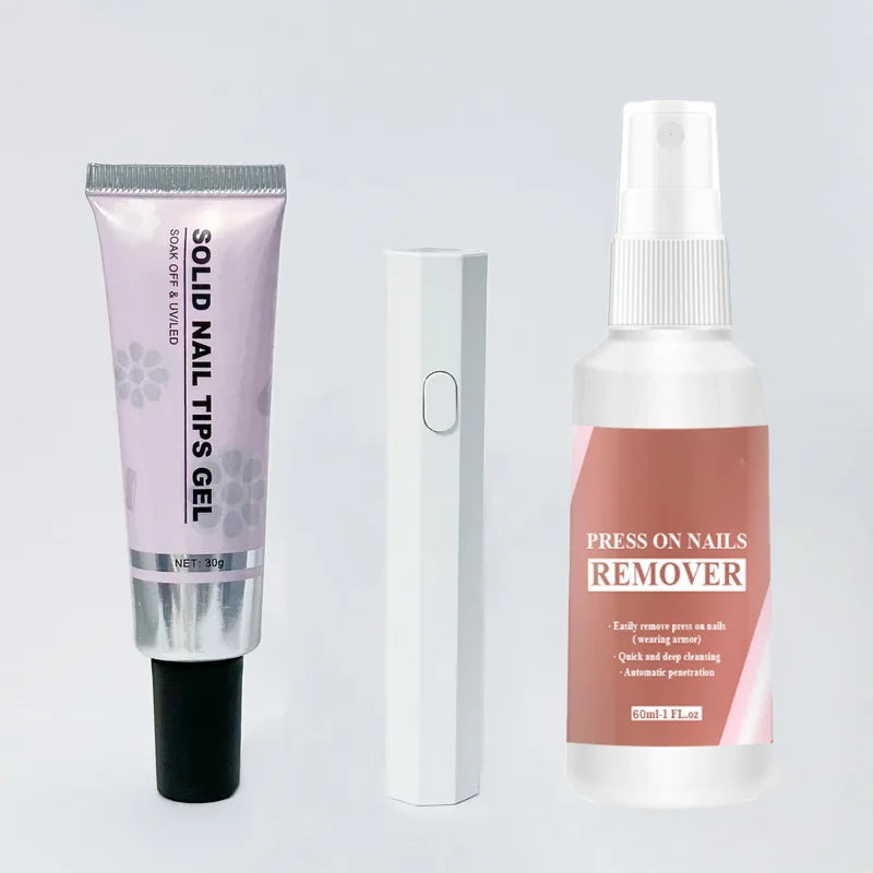 Magic Solid Nail Glue Kit 3-In-1 Nail Art Kits 1