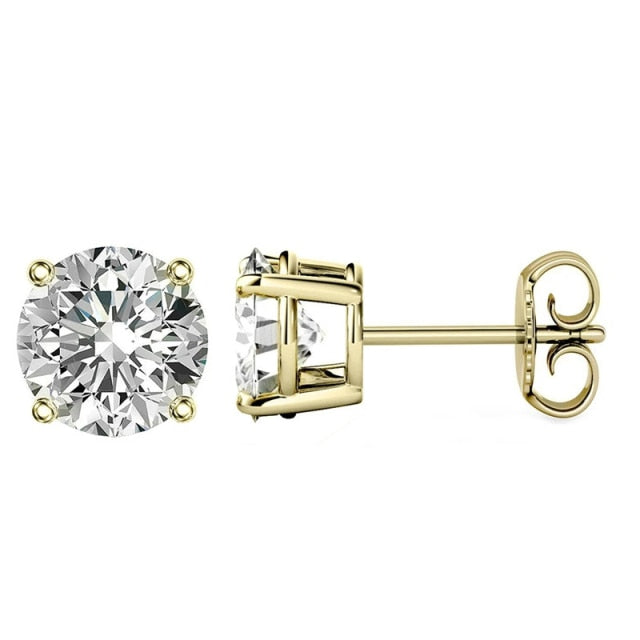 0.5 - 1 CT Double Under Halo Diamond Studs Earrings