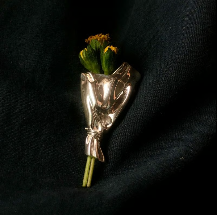 Flower Bouquet Brooch