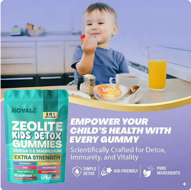 Kids Detox & Multivitamin Gummies