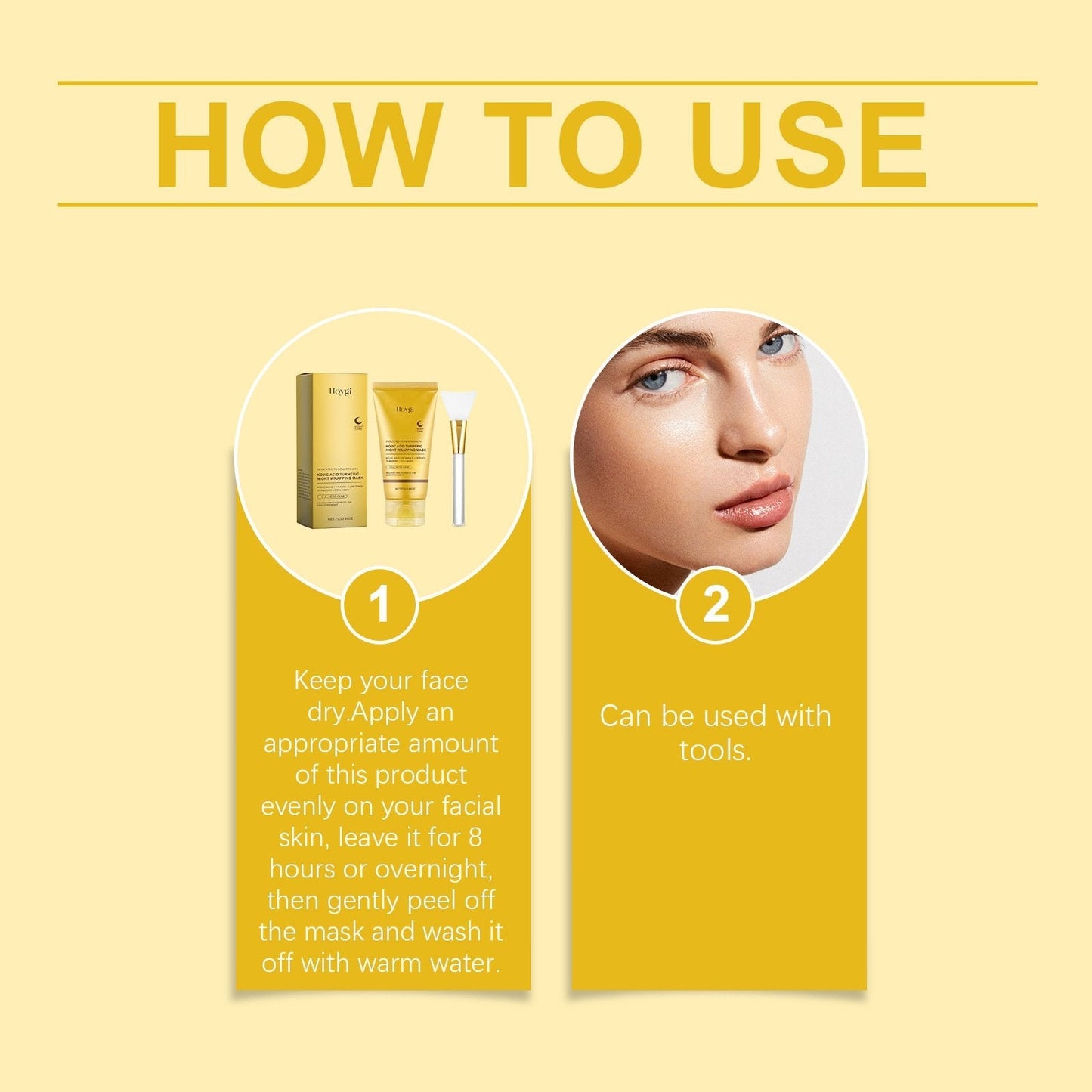 Kojic Acid Turmeric Night Wrapping Mask