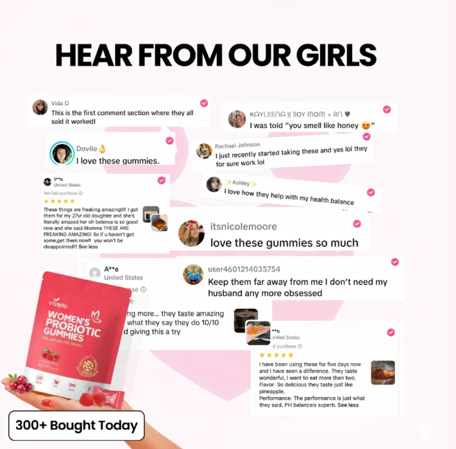 Vivanu Women's Probiotic Gummies