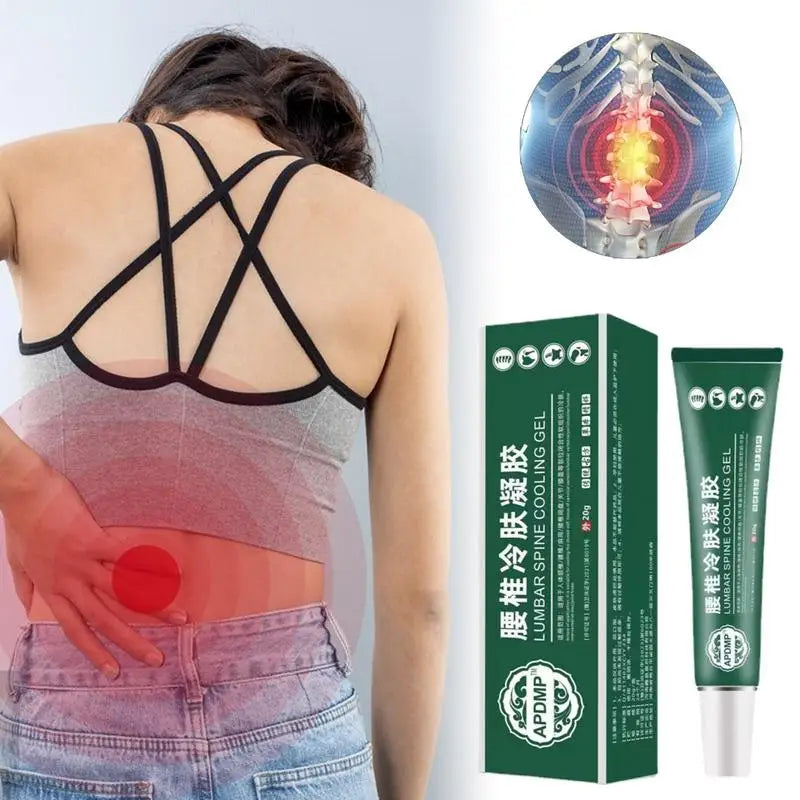 Lumbar type cold compress gel