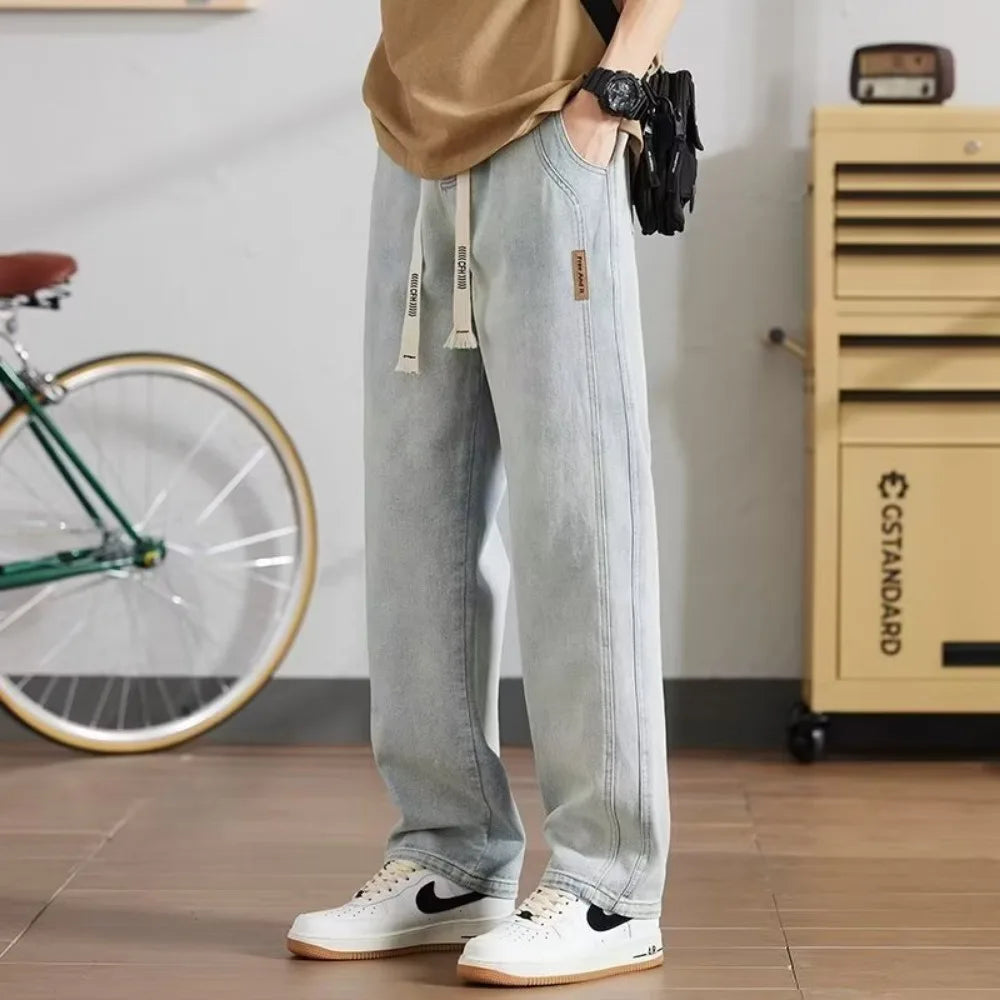 Men's Loose Straight Jeans