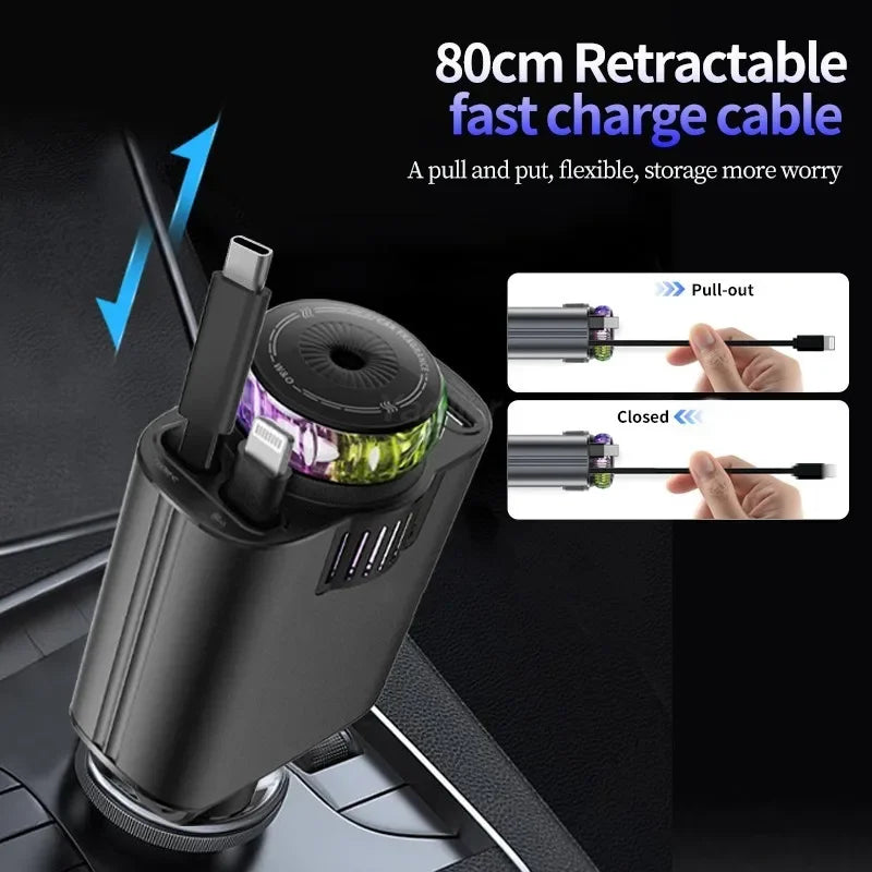 Starlight Retractable Car Charger