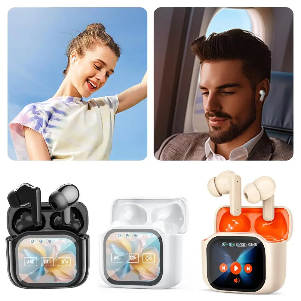 Wireless Bluetooth Translation Earphone With LED display screen(Fit iOS & Android)