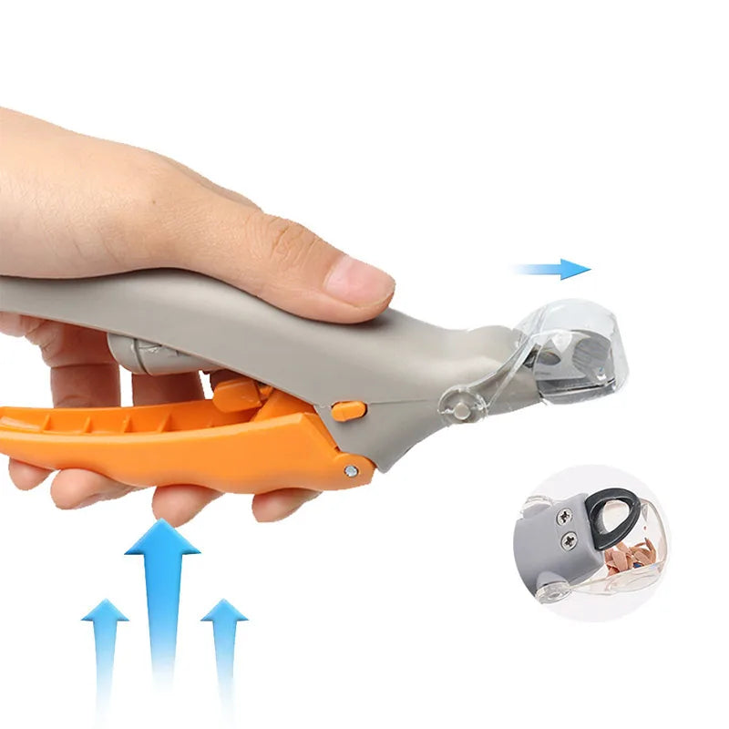 LED Light Pet Nail Clippers - 5X Magnification
