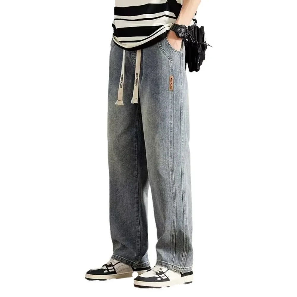 Men's Loose Straight Jeans