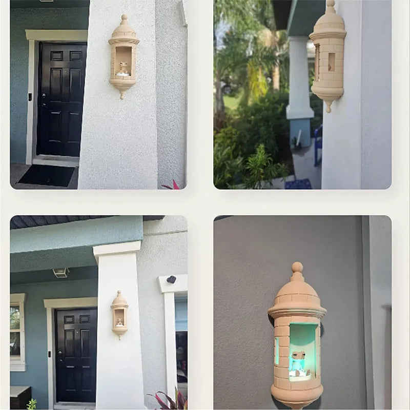 Puerto Rican Garita Wall Coqui Lamp