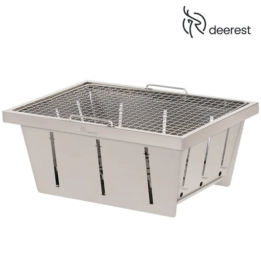 Pocket Stove Outdoor Portable Foldable Storage Indoor And Outdoor Stainless Steel Barbecue Grill