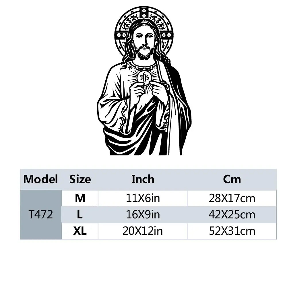 Jesus Self Adhesive Vinyl Waterproof Wall Art