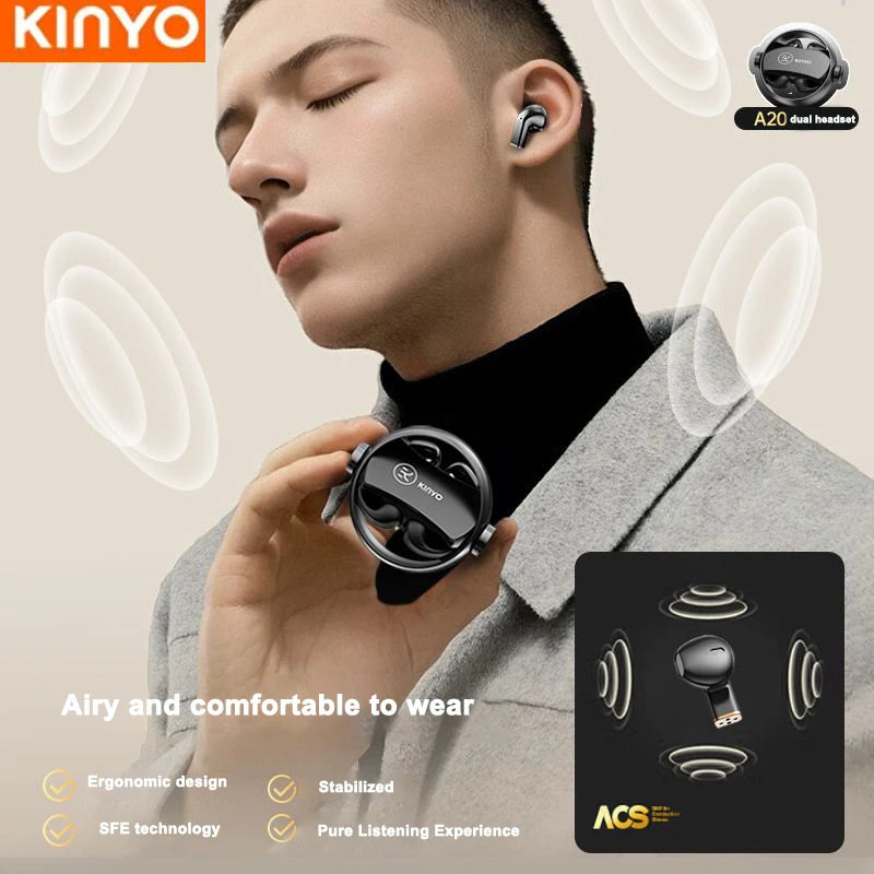 2-in-1 Bluetooth Earbuds