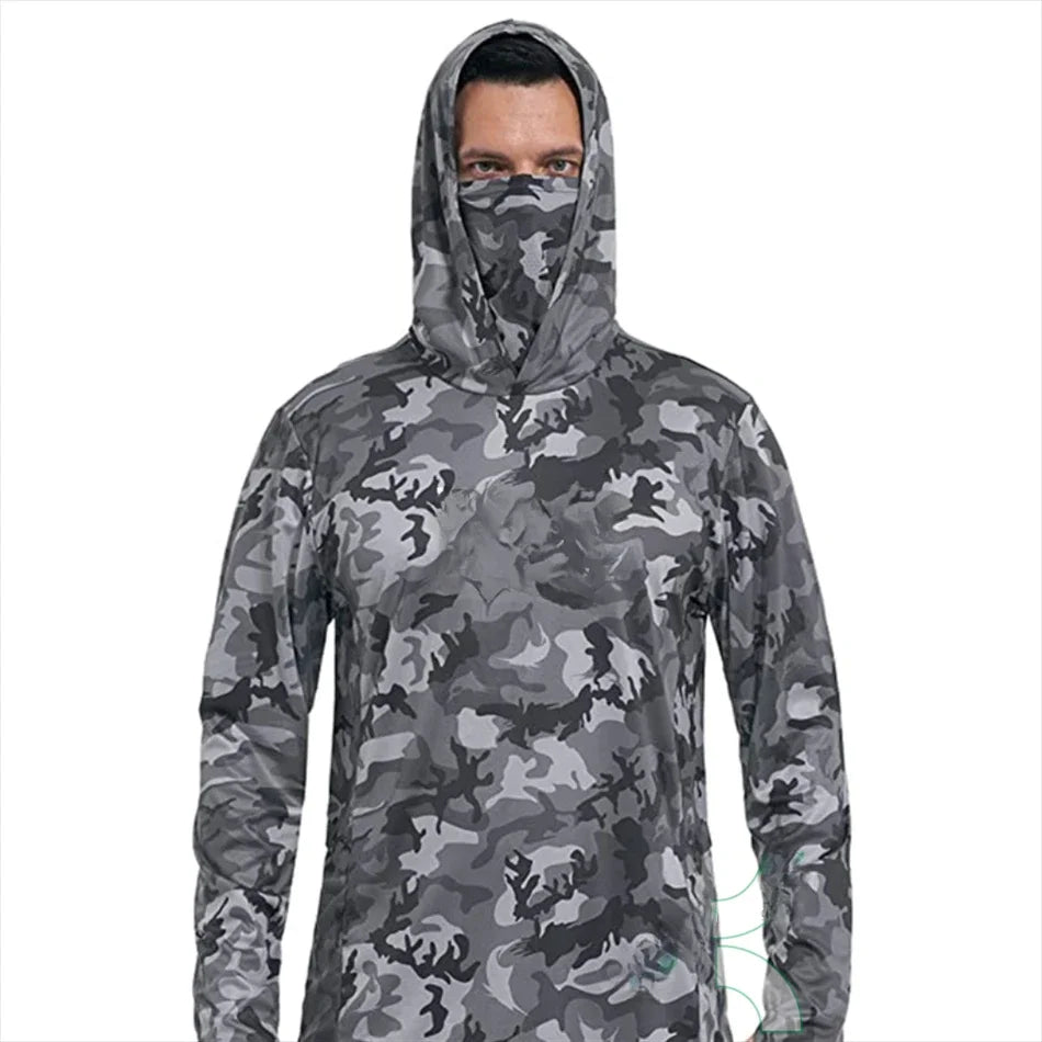 Outdoor activity essential—hooded mask integrated design