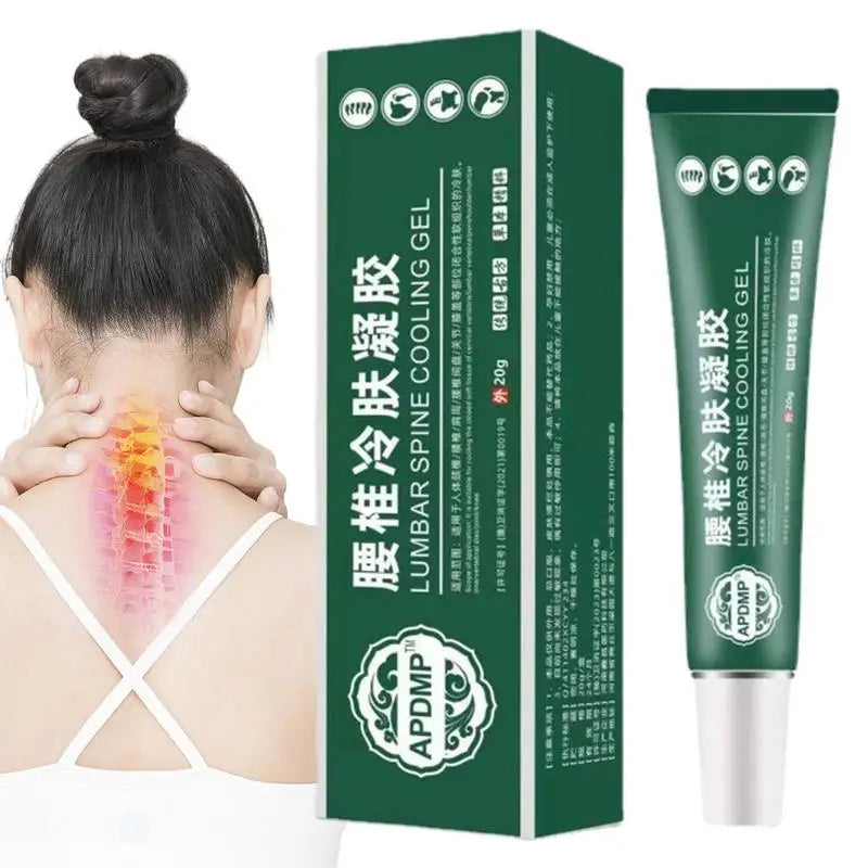 Lumbar type cold compress gel