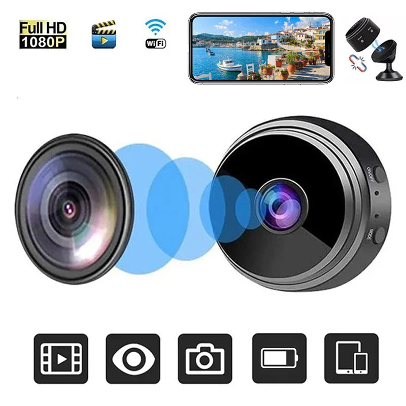 Mini 1080p HD Wireless Magnetic Security Camera