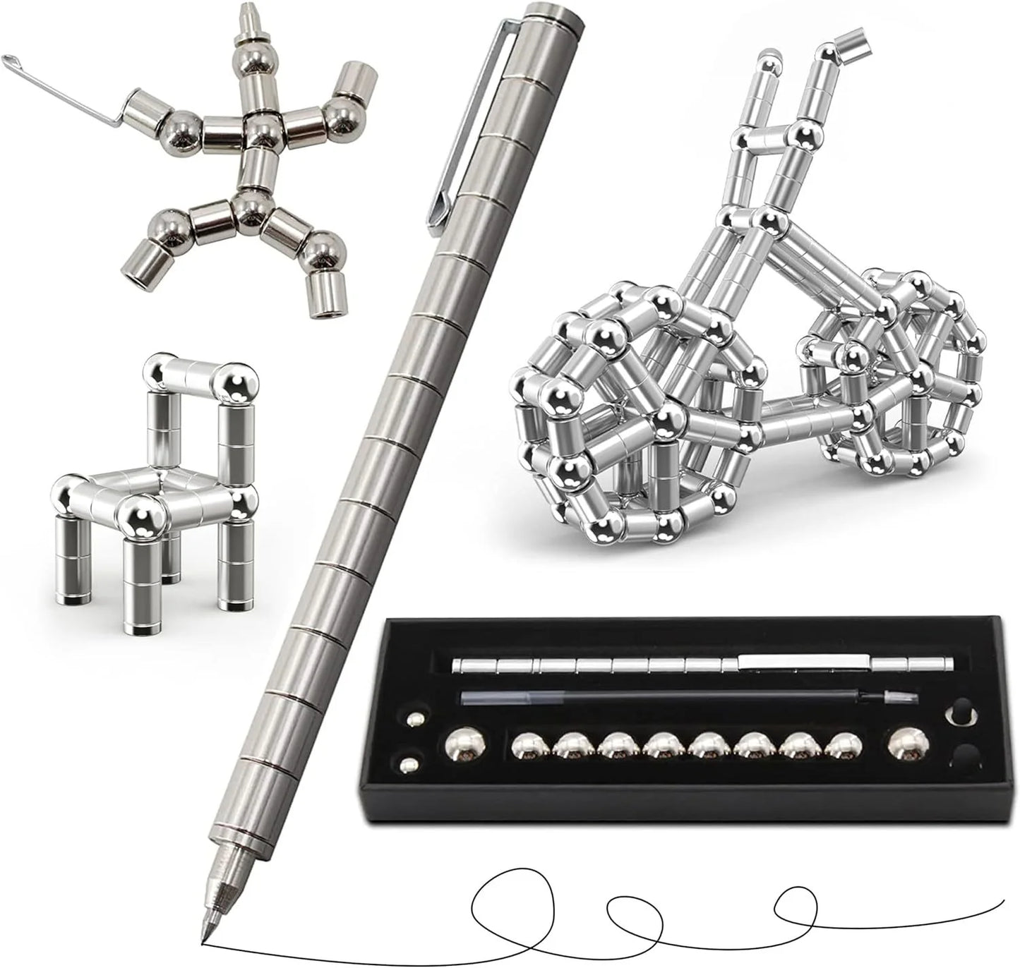 Magnet Fingertip Toy Pen — Relax & Focus