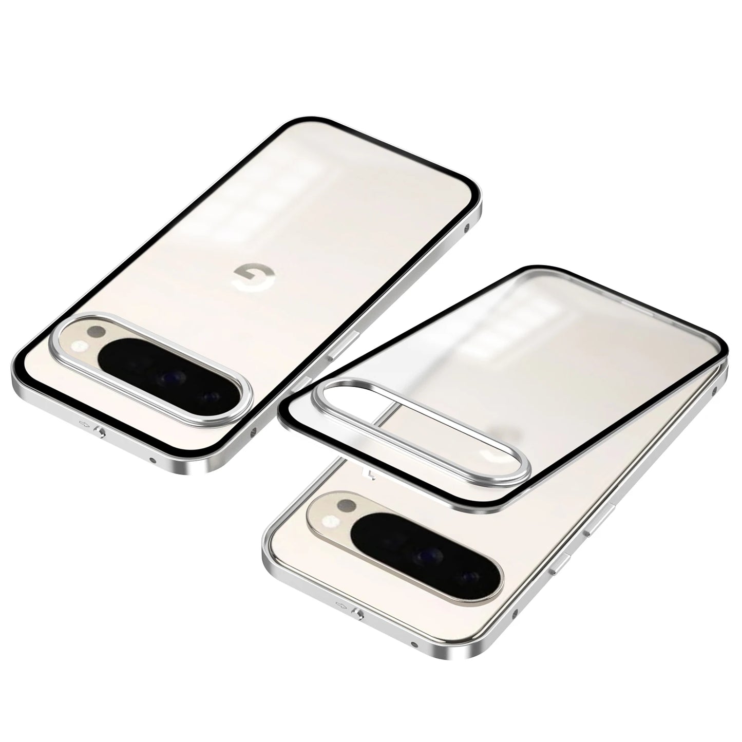 Magnetic Aluminum frame Double-sided Metal Phone Case For Google Pixel