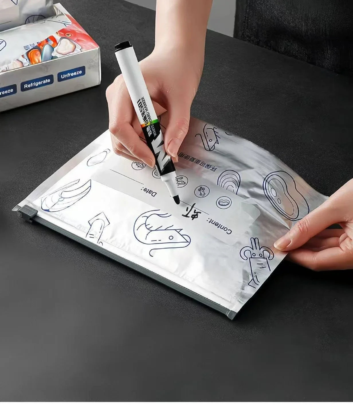 Reusable Aluminum Foil Storage Bags – Durable, Leakproof & Reusable for Everyday Use