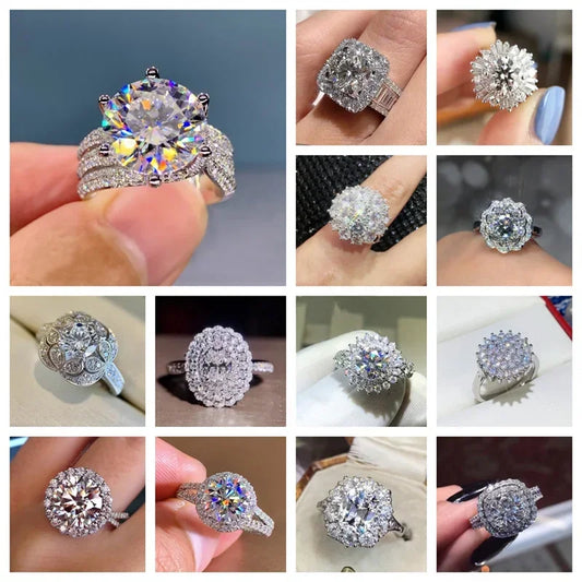 💍3 Carat Super Sparkling zircon Ring