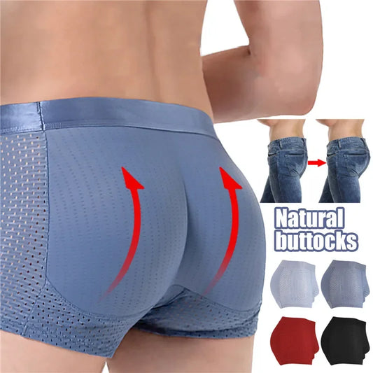 Men's Hip-Lifting Comfortable Breathable Boxer Briefs Hip